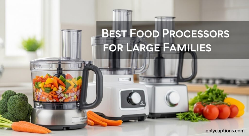 Current image: Best Food Processors for Large Families