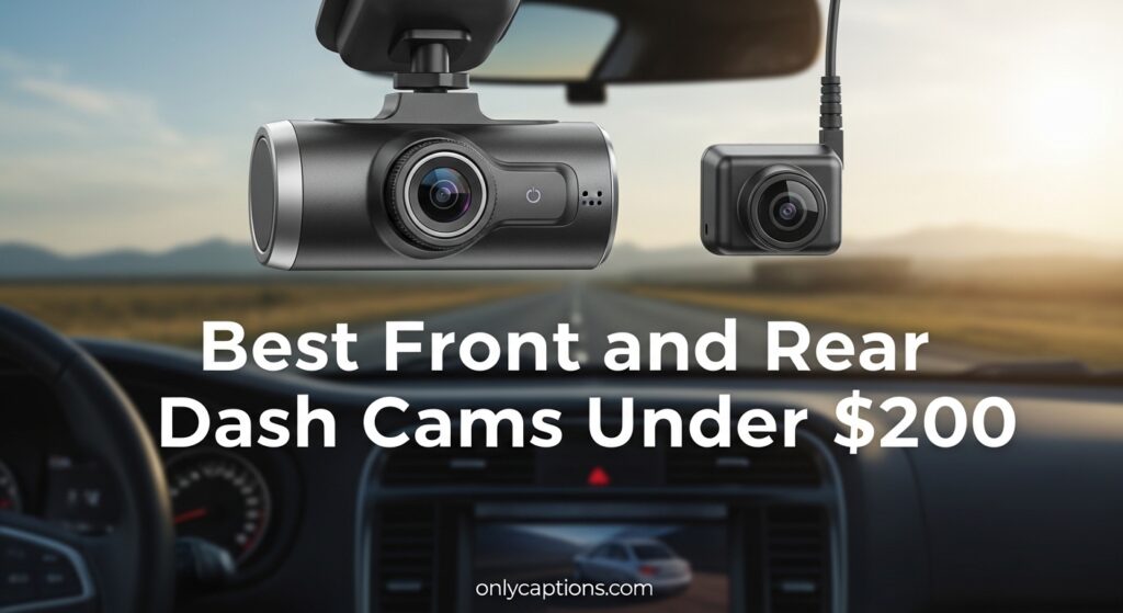 Current image: Best Front and Rear Dash Cams Under $200