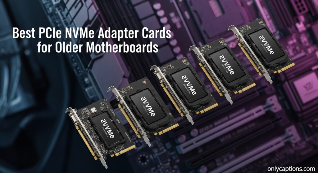 Current image: Best PCIe NVMe Adapter Cards for Older Motherboards