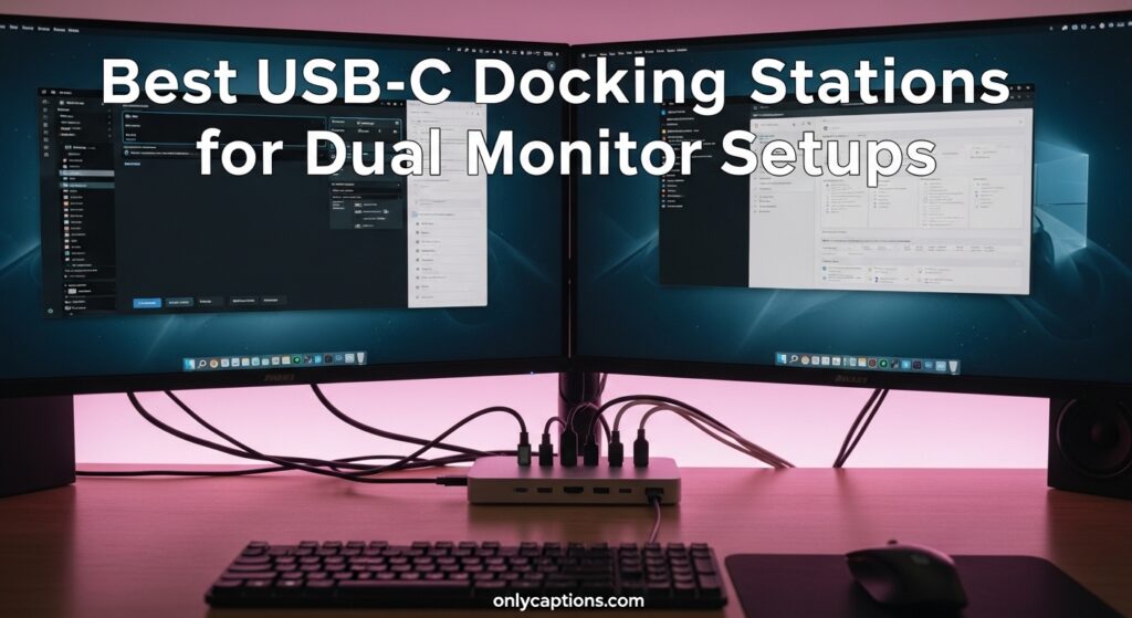 Current image: Best USB-C Docking Stations for Dual Monitor Setups
