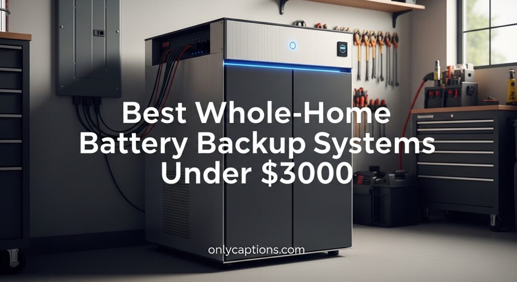 Current image: Best Whole-Home Battery Backup Systems Under $3000