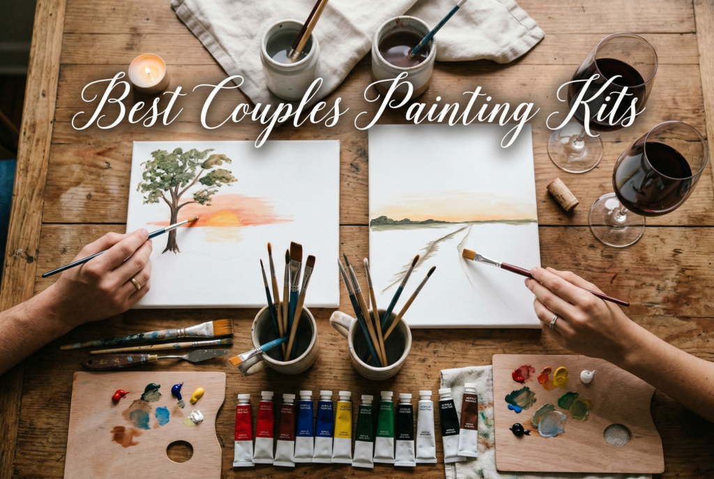 Current image: Best couples painting kits for date night at home
