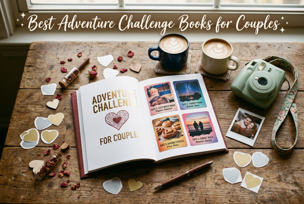 Current image: Best adventure challenge books for couples