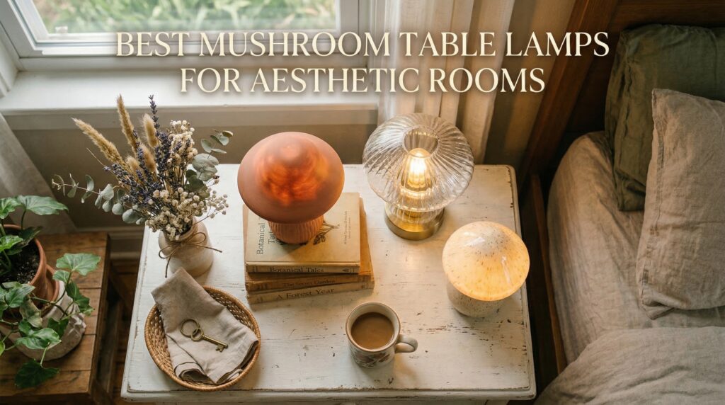 Current image: best mushroom table lamps for aesthetic rooms