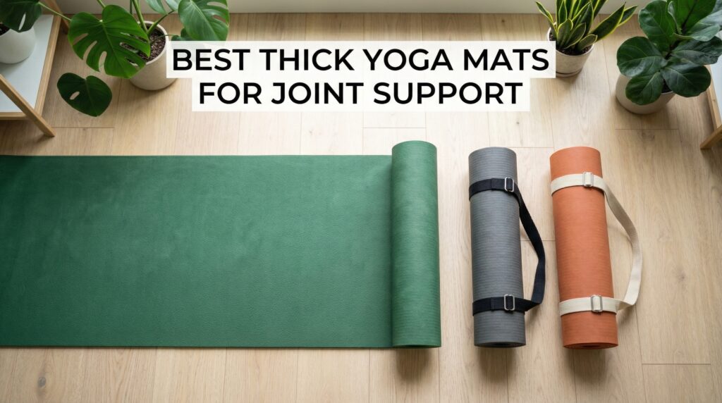Current image: best thick yoga mats for joint support