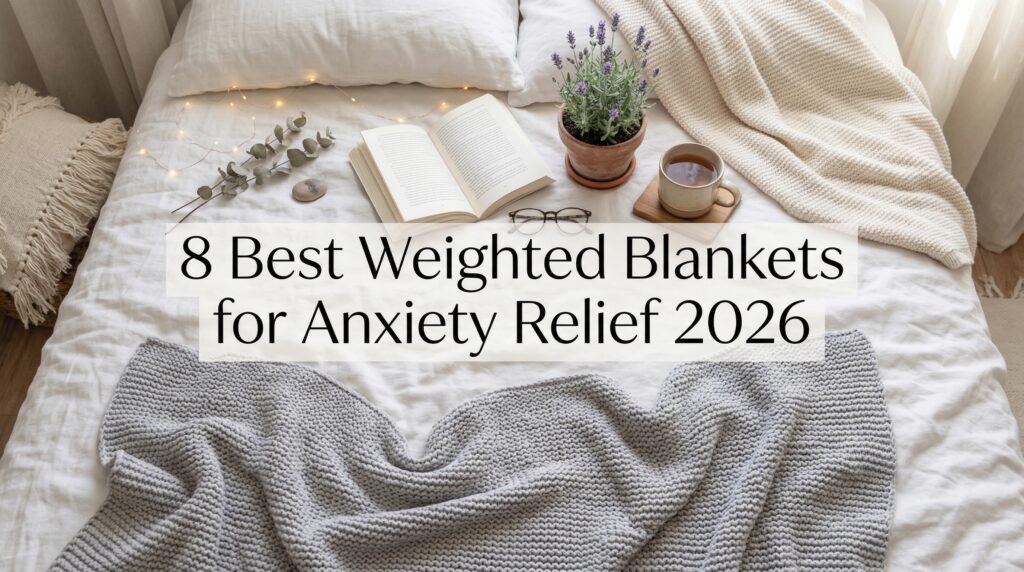Current image: best weighted blankets for anxiety relief
