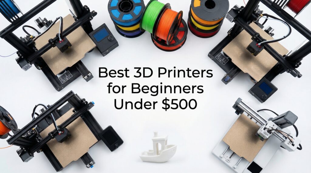 Current image: best 3D printers for beginners under $500