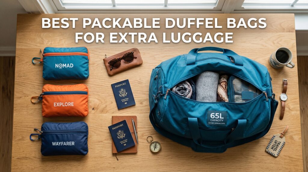Current image: best packable duffel bags for extra luggage