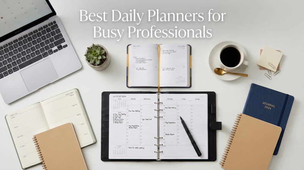 Current image: best daily planners for busy professionals