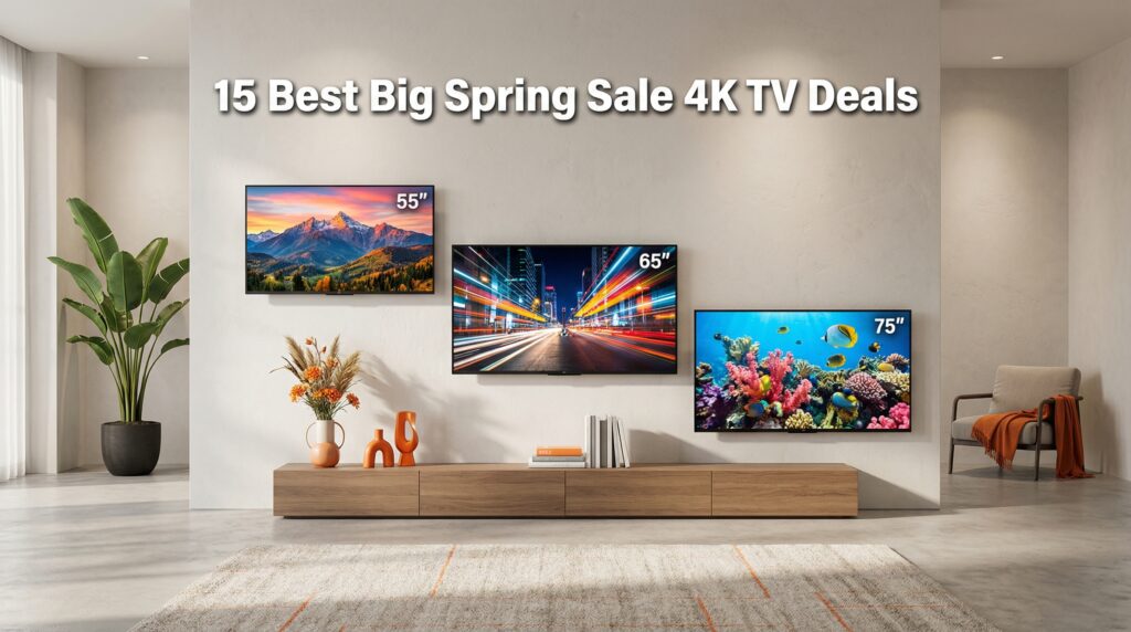 Current image: Best Big Spring Sale 4K TV Deals on Amazon