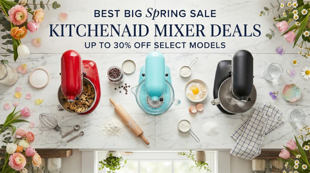 Current image: Best Big Spring Sale KitchenAid Stand Mixer Deals on Amazon