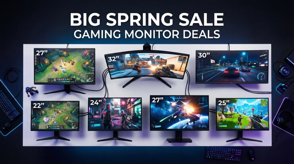 Current image: Best Big Spring Sale Gaming Monitor Deals on Amazon