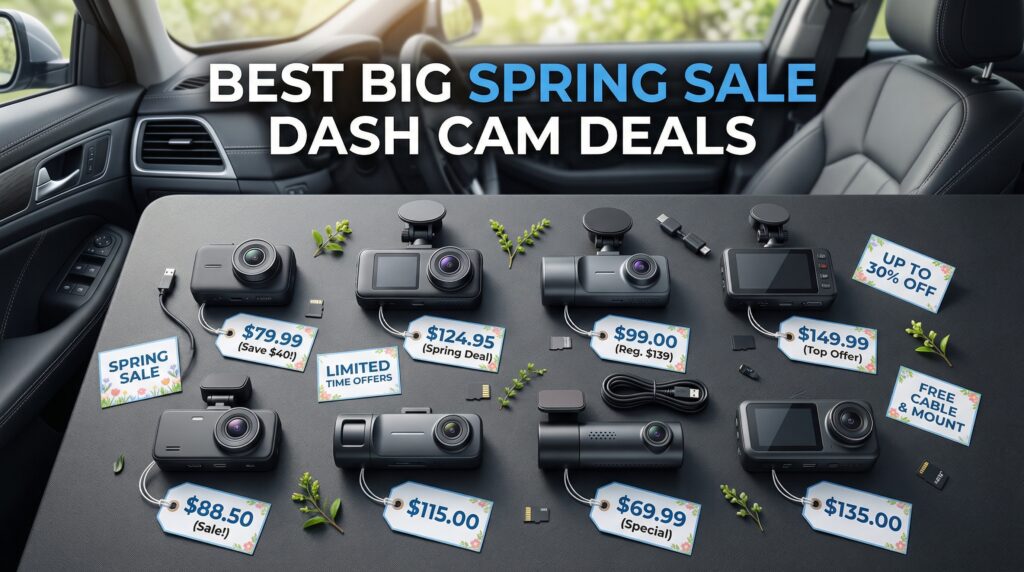 Current image: Best Big Spring Sale Dash Cam Deals on Amazon