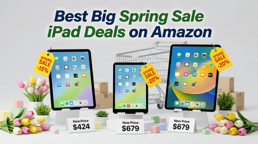 Current image: Best Big Spring Sale iPad Deals on Amazon