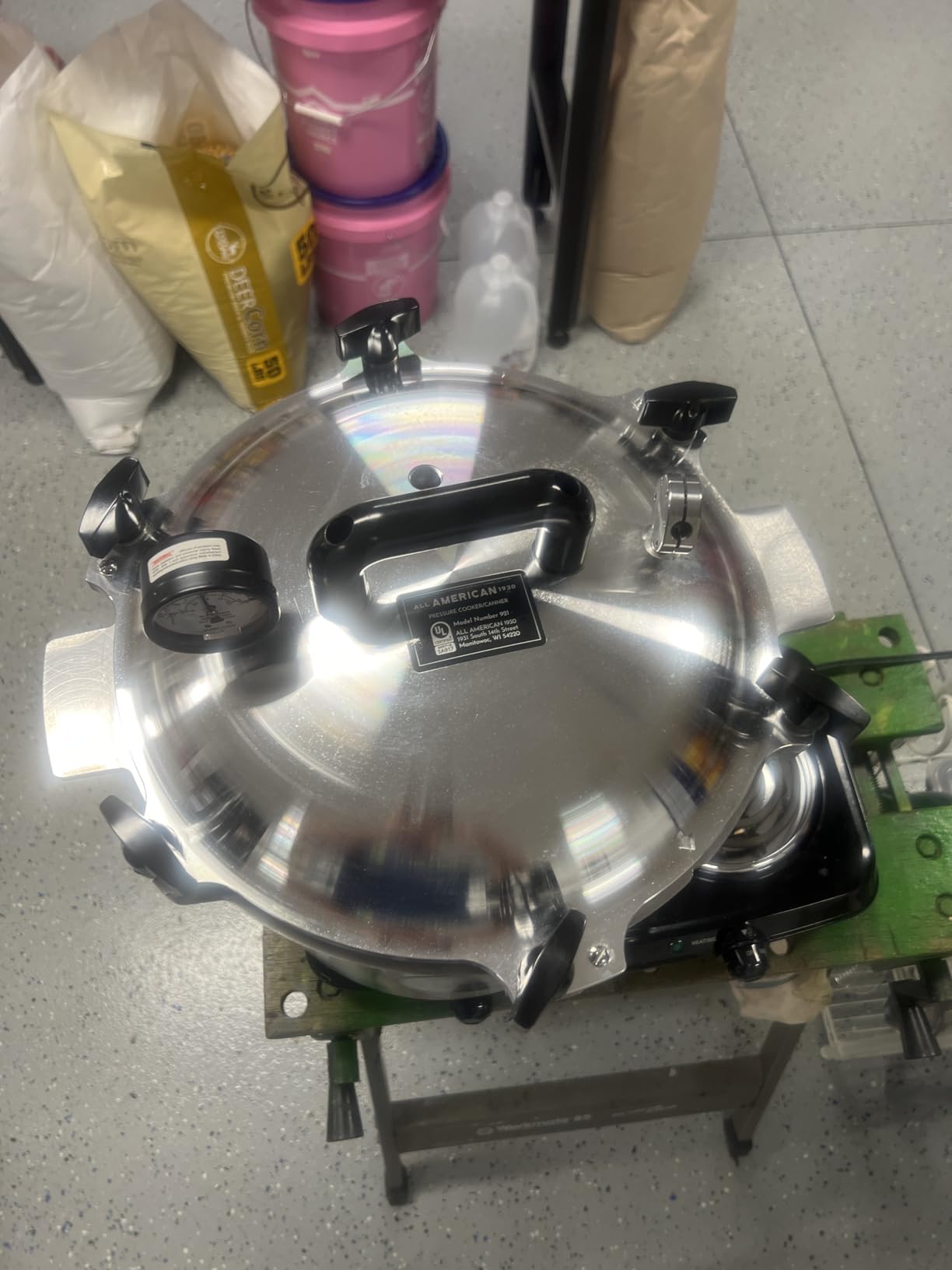 All American 1930: 15.5qt Pressure Cooker/Canner (The 915) - Exclusive Metal-to-Metal Sealing System customer photo 2