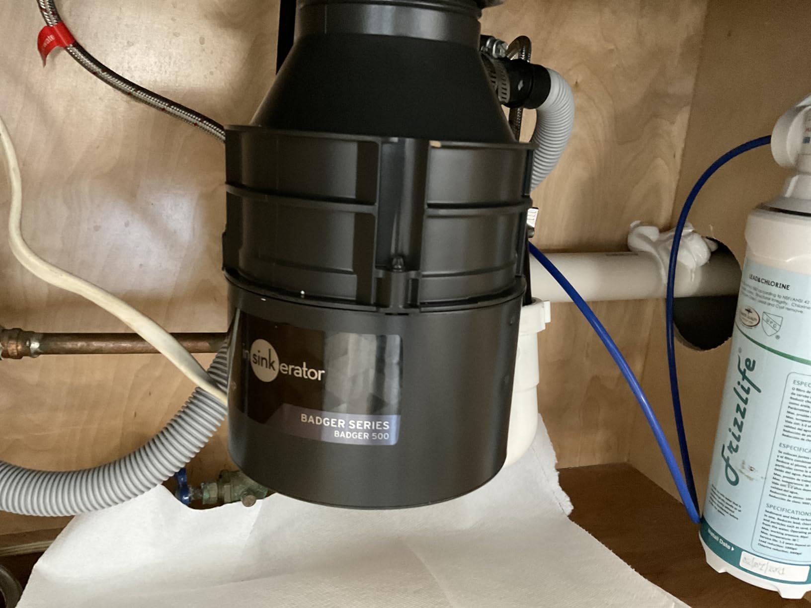 InSinkErator Badger 5 Garbage Disposal, Standard Series 1/2 HP Continuous Feed Food Waste Disposer customer photo 1