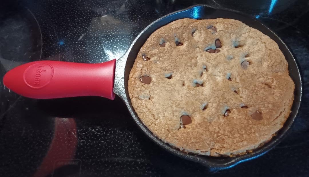 Lodge Seasoned Cast Iron Skillet - PFAS-Free, Non-Toxic Cookware - Use with an Oven, Stove, Grill, or Campfire - Naturally Non-Stick & Oven Safe - 10.25 Inches customer photo 1