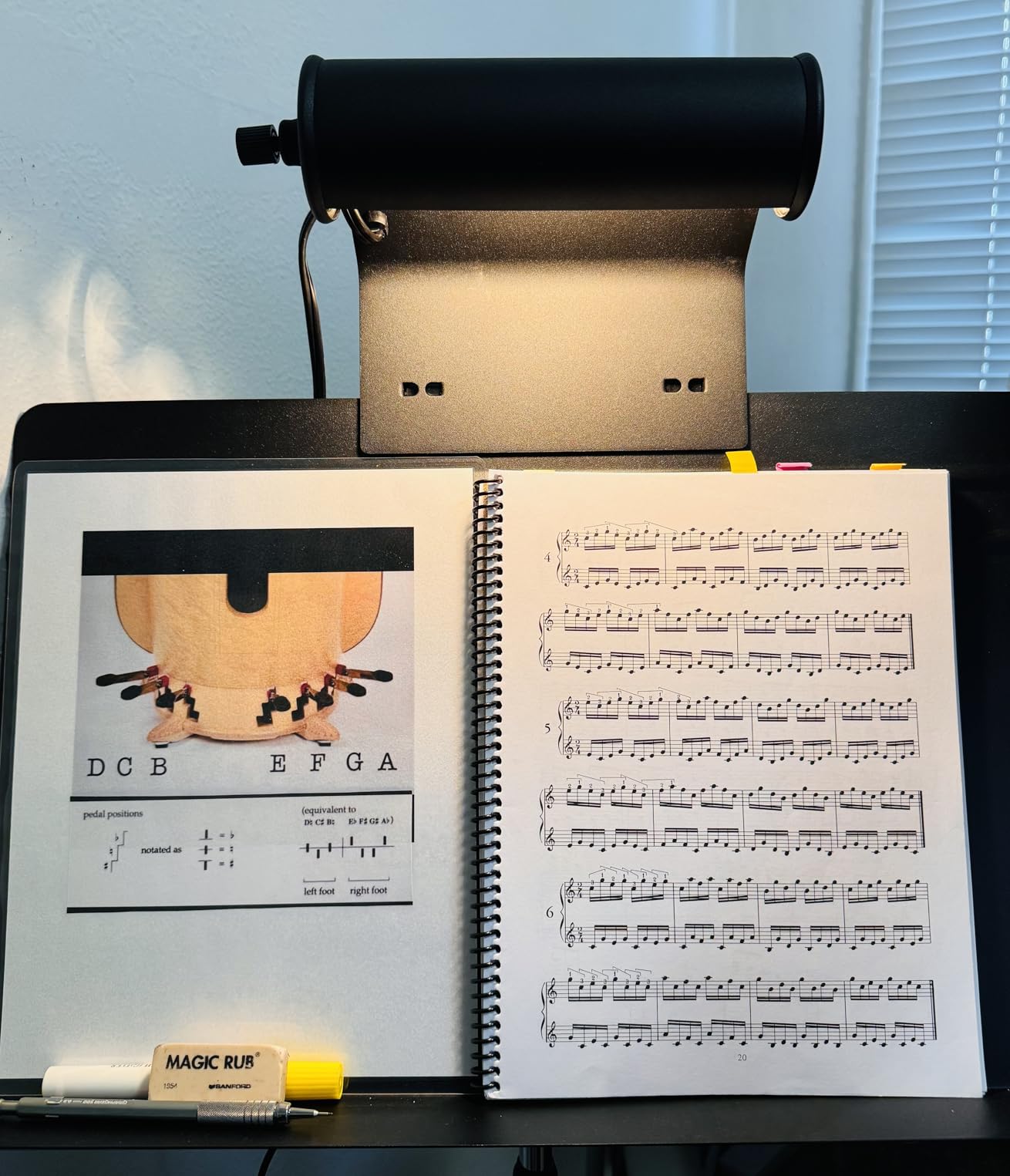 Manhasset Music Stand Light Clip On Attachment - Stand Lights for Musicians - Music Lamp for Orchestras - Piano Light customer photo 1