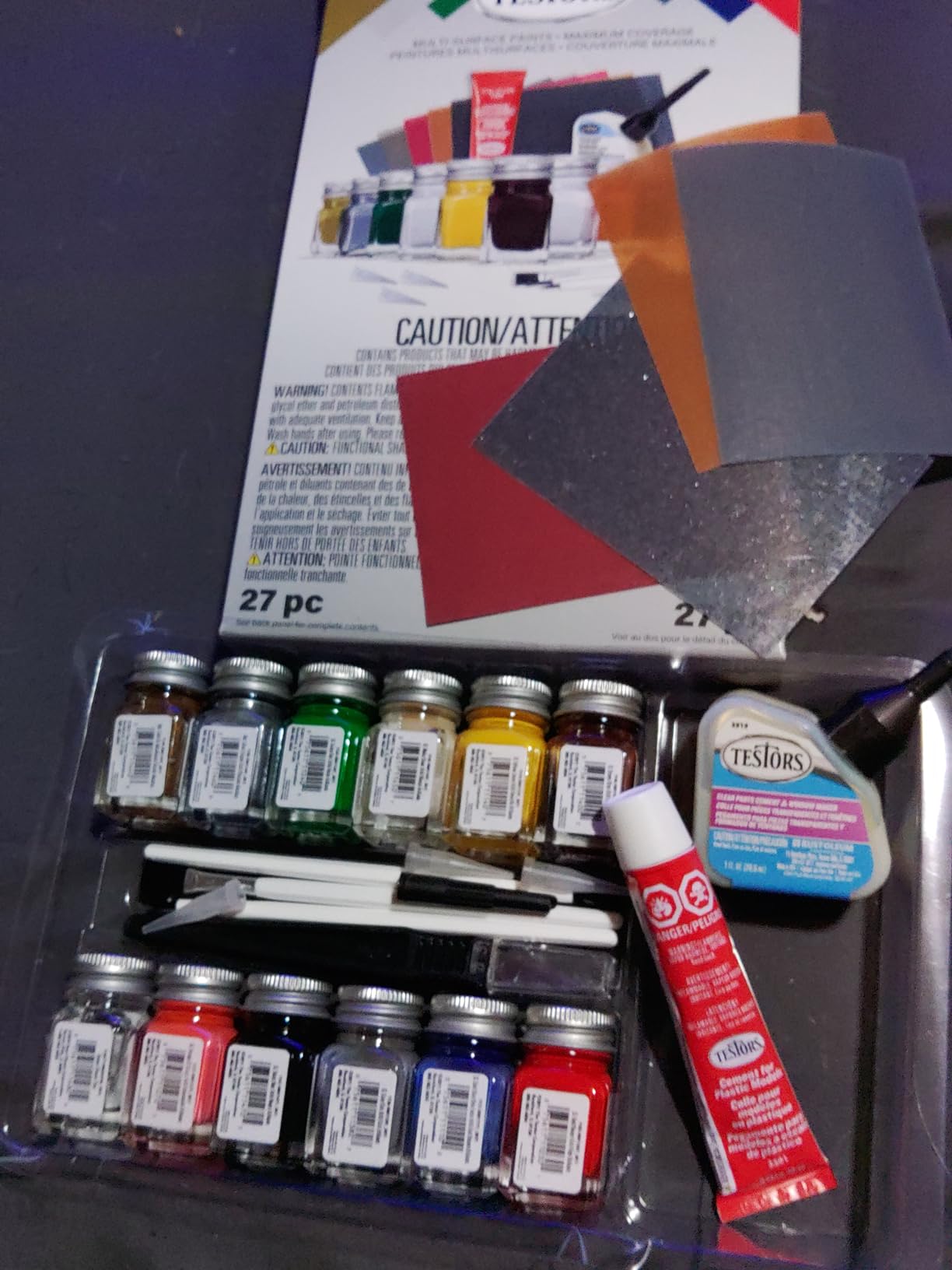 Testors Gloss Finish Enamel Paint Set, Model Number: 9161 customer photo 2