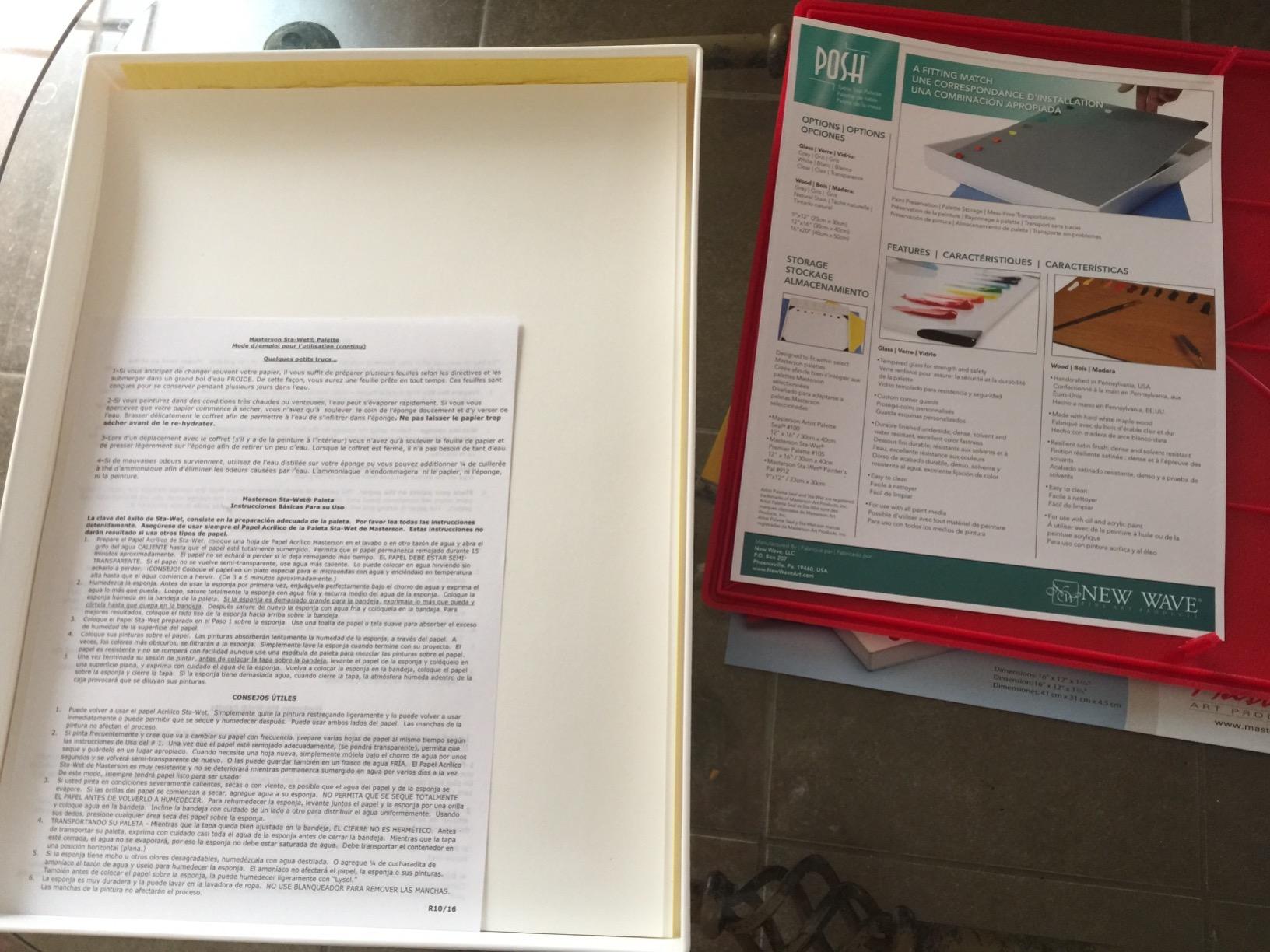 Masterson Sta-Wet Premier Palette Airtight Paint Palette Keeps Paint Fresh for Days, Made in USA Masterson Sta-Wet Premier Palette customer photo 1