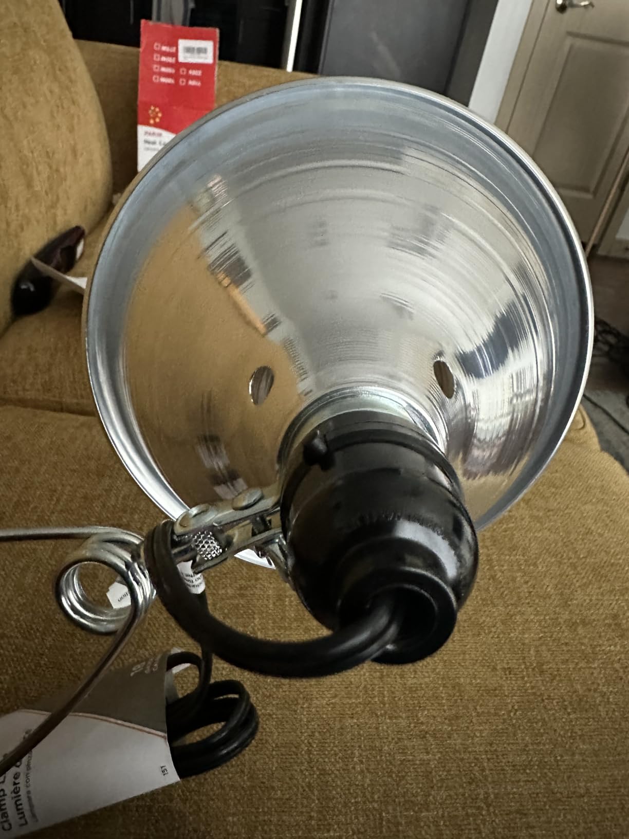 Woods Clamp Lamp Light with Aluminum Reflector; 150W; UL Listed; 6- Foot Cord customer photo 2