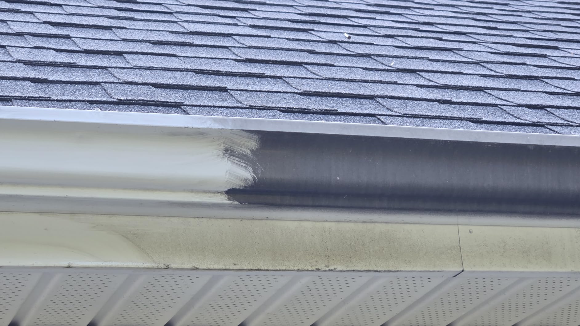 CHOMP! World's Best Gutter Cleaner: Ultimate Gutter Cleaning Solution for All Types of Rain Gutters, Siding and Metal Trim - Instantly Clean Black Streaks, Filth, Dirt - 32 oz customer photo 1