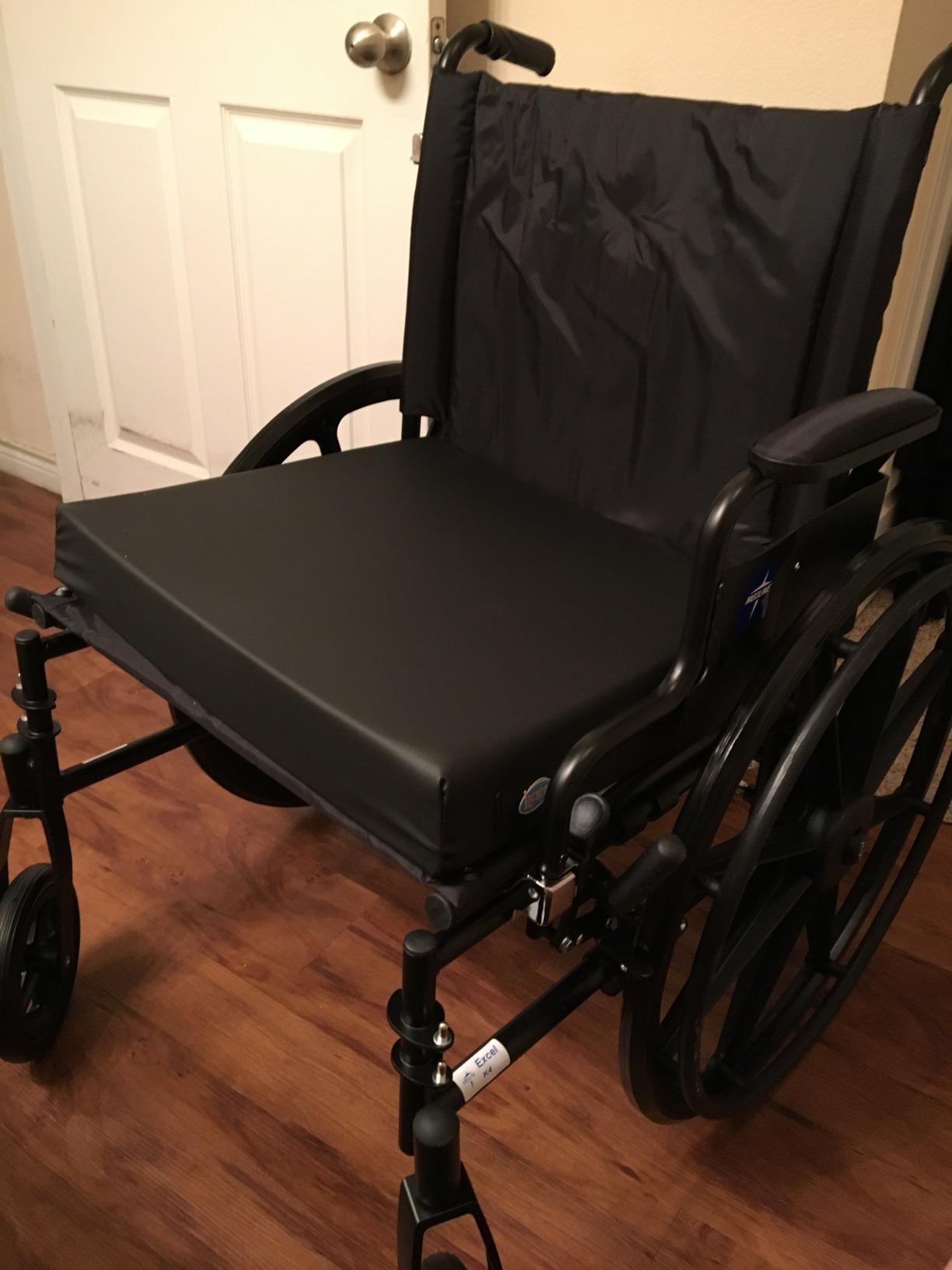 Medline Premium Ultra-Lightweight Wheelchair with Flip-Back Desk Arms and Elevating Leg Rests for Extra Comfort, Black, 22