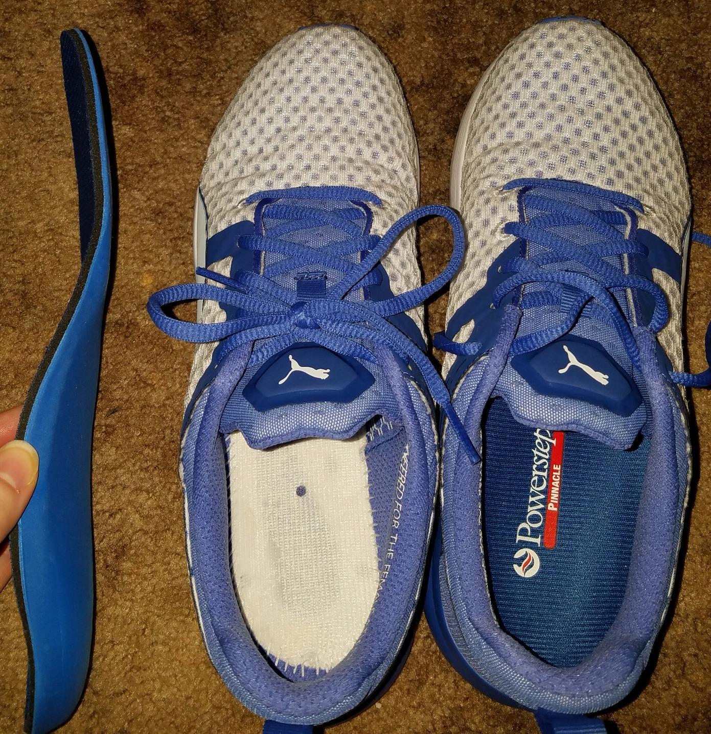 PowerStep Pinnacle Insoles - Orthotics for Plantar Fasciitis Relief - Made in USA Orthotic Insoles for Arch Support with Moderate Pronation - #1 Podiatrist Recommended customer photo 1