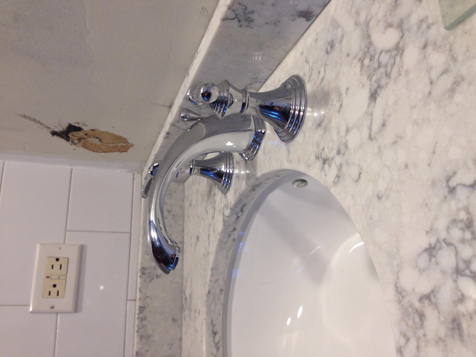 KOHLER K-394-4-BN Devonshire Widespread Bathroom Sink Faucet, Pop-Up Drain Assembly, 3-Hole Bathroom Faucets, 2-Handle, 1.2 GPM, Vibrant Brushed Nickel customer photo 1