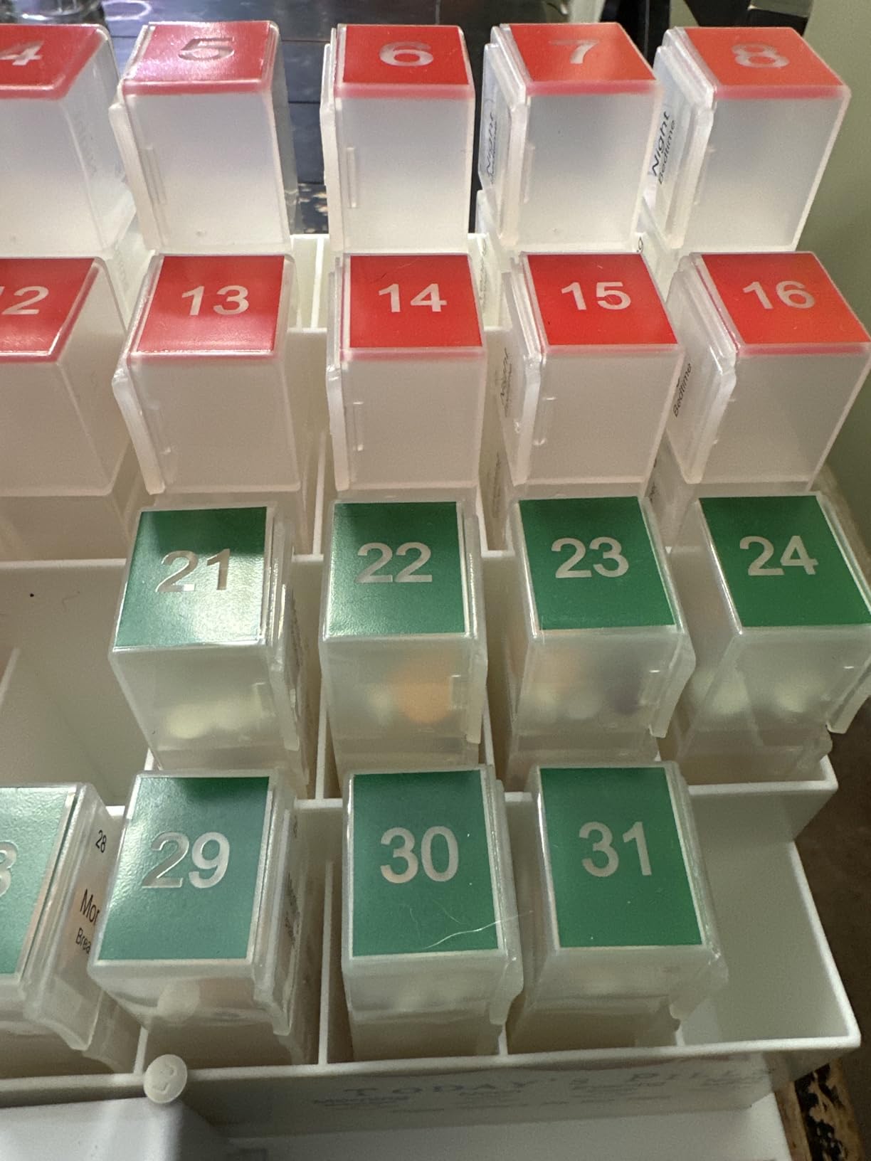 Medcenter Monthly Pill Organizer System 4 Times a Day, 31 Day Pill Organizer Box with Talking Alarm Reminding System, HSA/FSA Monthly Pill Box for Daily Medication, Gift for Mom, Dad, Elderly customer photo 2