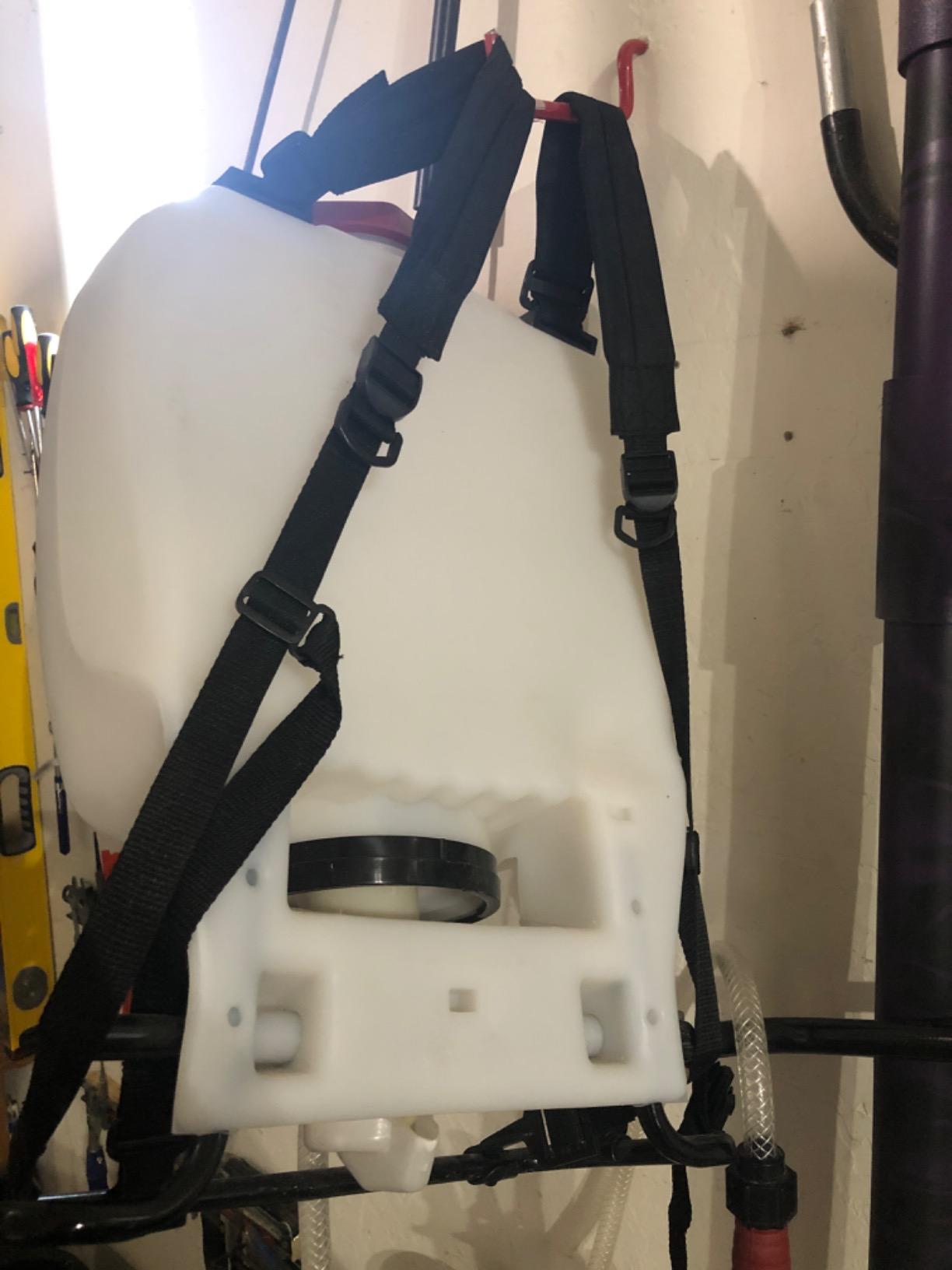 Chapin 61800 Backpack Sprayer, 4‑Gallon ProSeries, Translucent Poly Tank, 3‑Stage Filtration, Adjustable Brass & Poly Nozzles, 20
