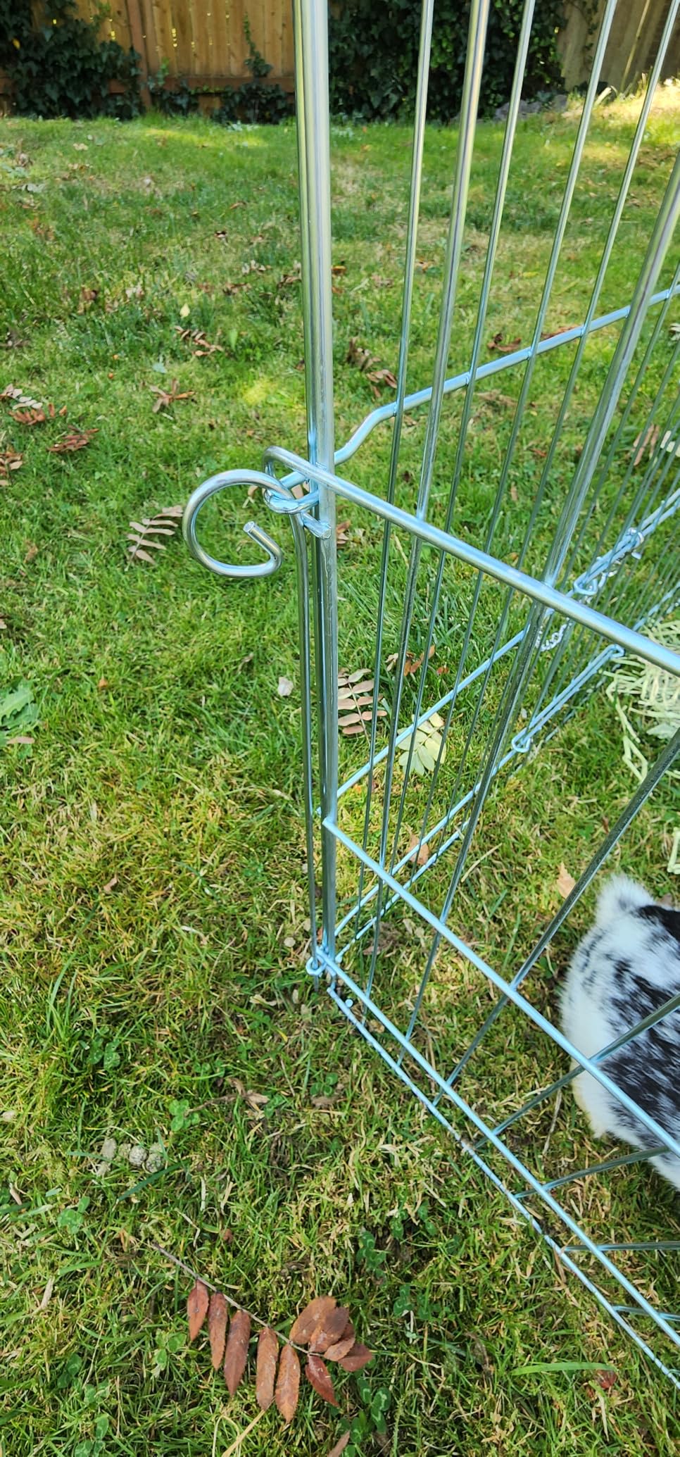 Trixie Rabbit Cage - 34 cu. ft., Outdoor Pen Extends Rabbit Hutch and Chicken Coops, Ideal for Small Animals, Bunny, Guinea Pigs, Chickens customer photo 2