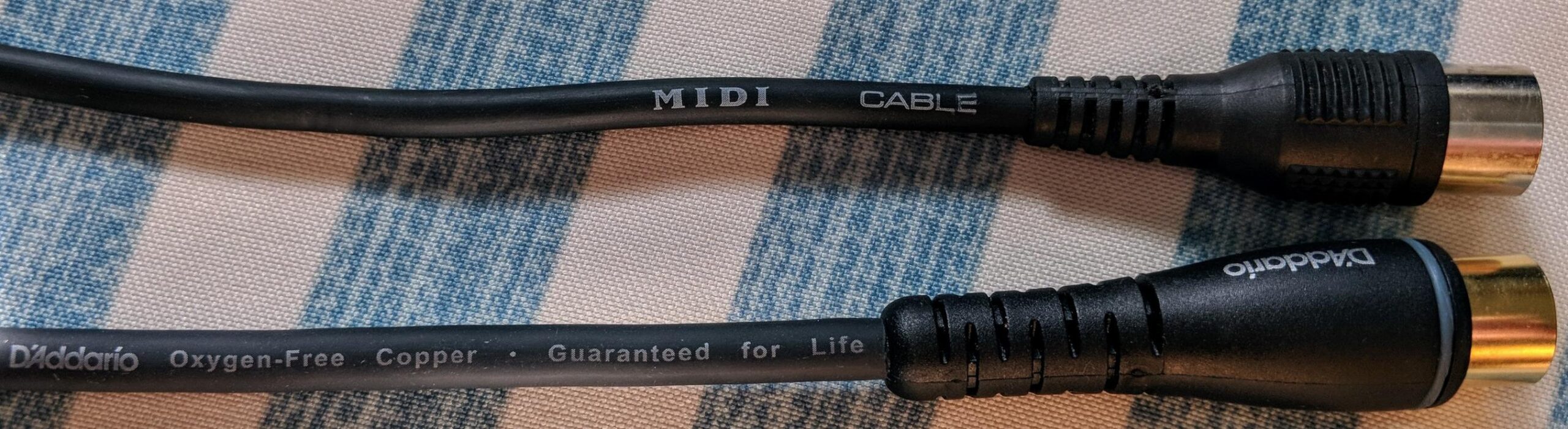 D'Addario Accessories Midi Cable - Shielded for Noise Reduction - Gold Plated Plug - 20 Feet/7.62 Meters - 1 Pack customer photo 2