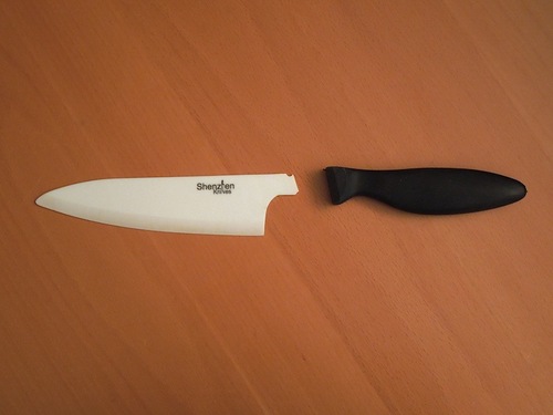 Shenzhen Knives White Ceramic Knife Set - 3-Piece Kitchen Knives Bundle: 6