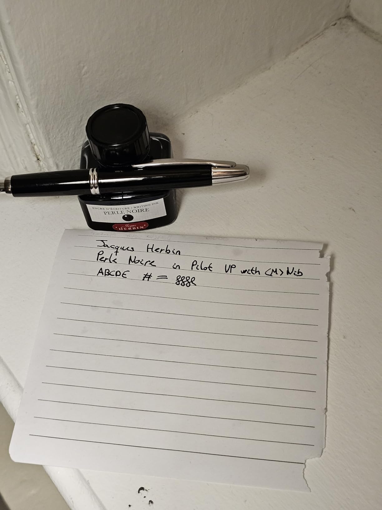 J. Herbin Fountain Pen Ink - 30 ml Bottled - Perle Noire customer photo 1