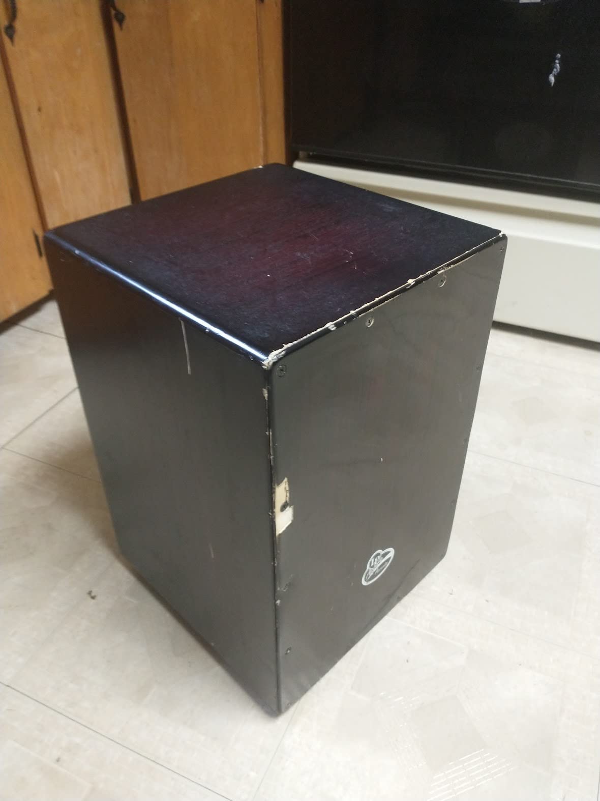 LP Aspire Accents Wire Cajon Blue Burst Streak LPA1332-BBS customer photo 1