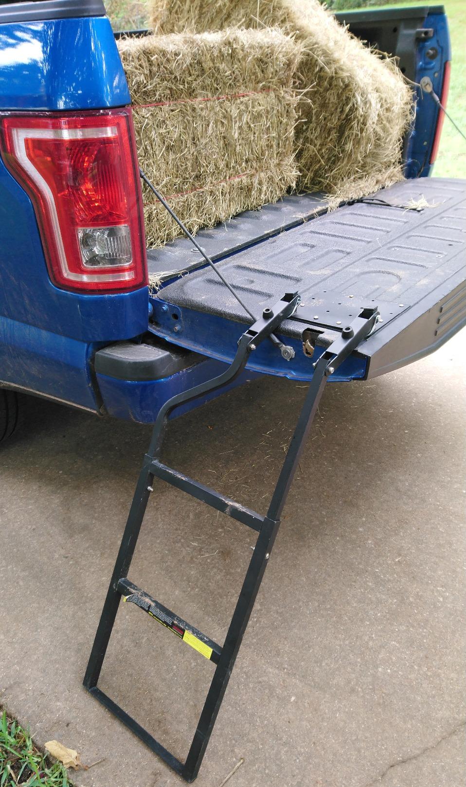 Traxion 5-100 Tailgate Ladder , Black customer photo 1