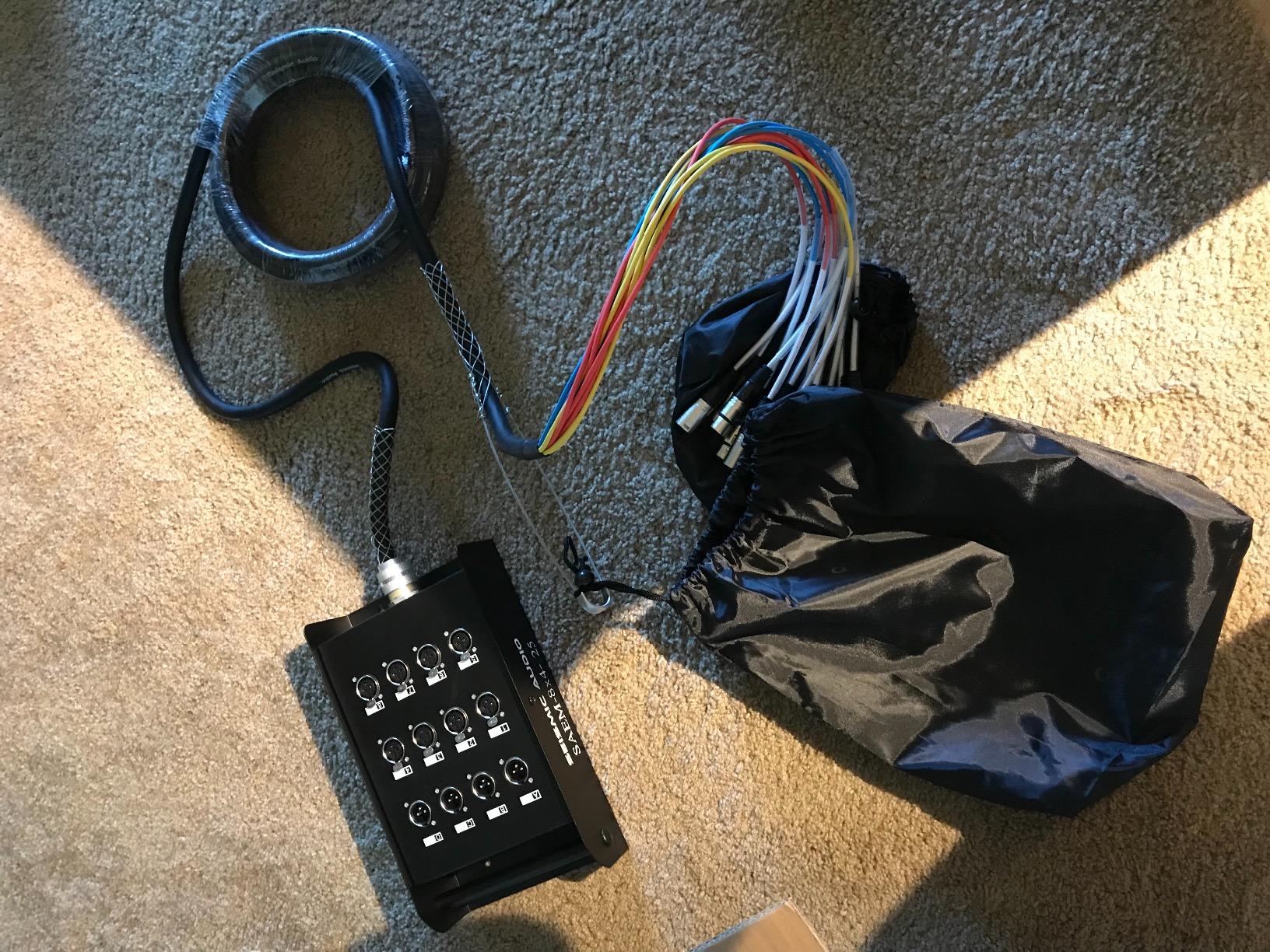 Seismic Audio - 16 Channel XLR Snake Cable 50' Long - 16 Sends and 8 XLR Returns - Color Coded, Numerically Well Labeled - Heavy Duty 50 feet Long customer photo 2