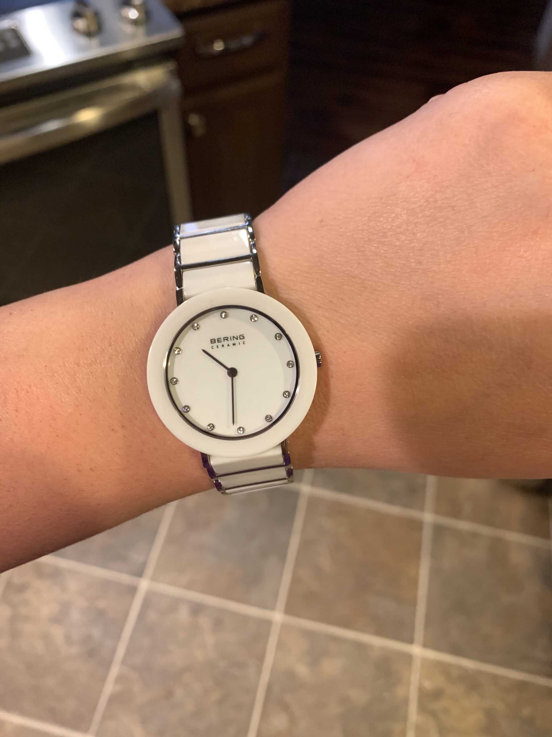 Bering Women's Quartz Movement Watch - Ceramic Collection with Stainless Steel and Sapphire Glass customer photo 1
