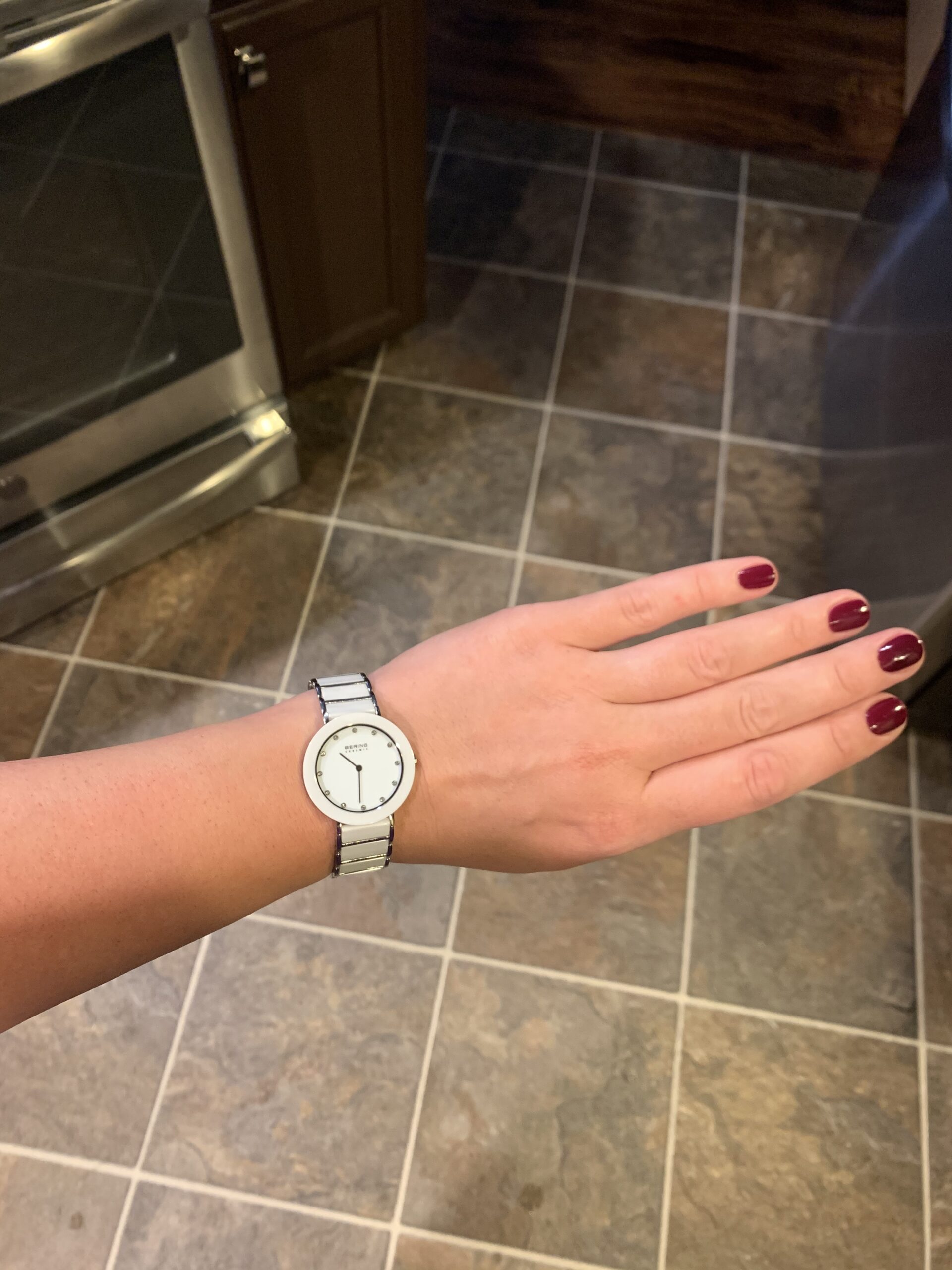 Bering Women's Quartz Movement Watch - Ceramic Collection with Stainless Steel and Sapphire Glass customer photo 2