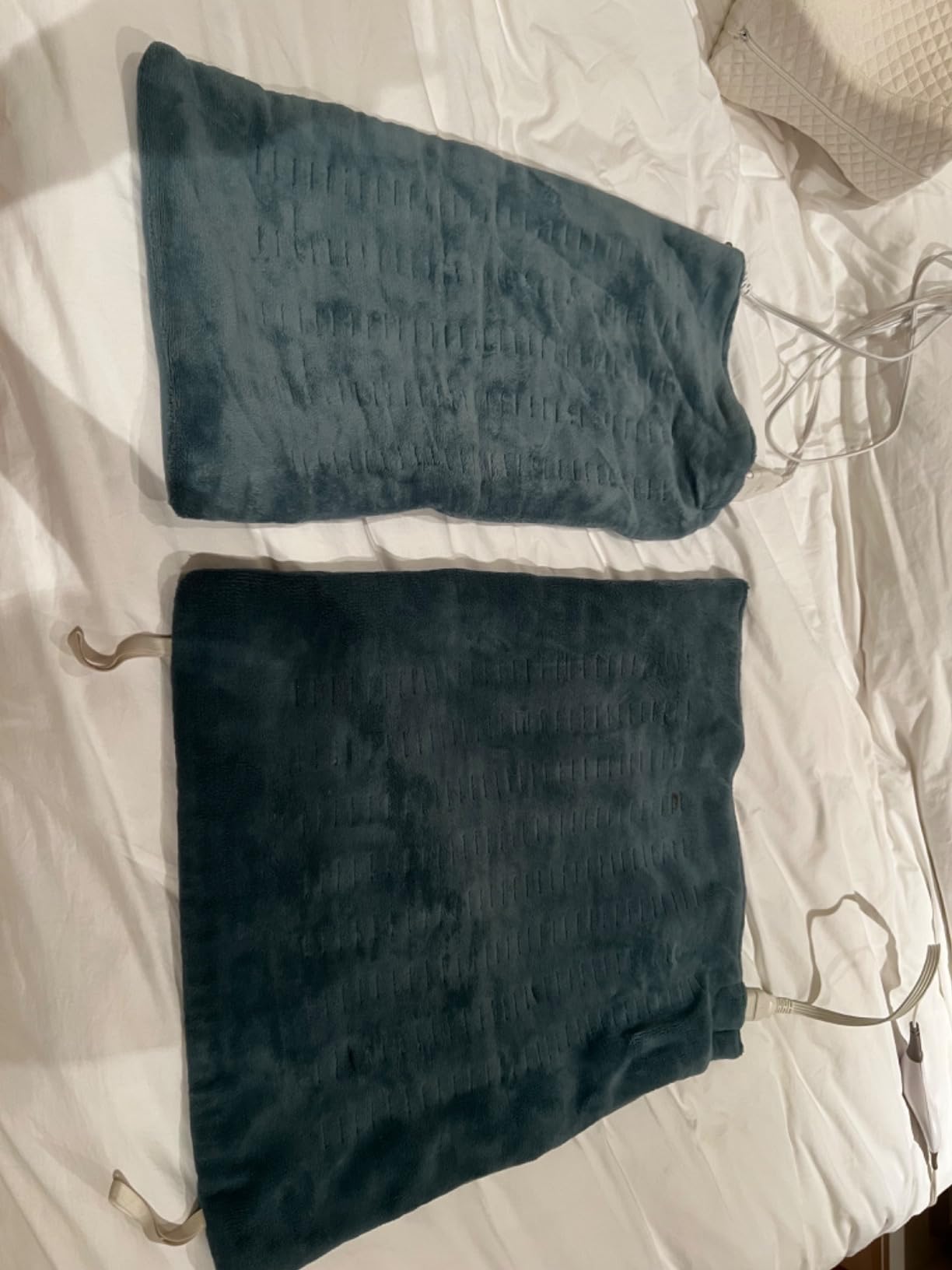 Sunbeam Heating Pad XL for Back, Neck & Shoulder Pain Relief with Auto Shut Off, 12 x 24, Teal customer photo 1