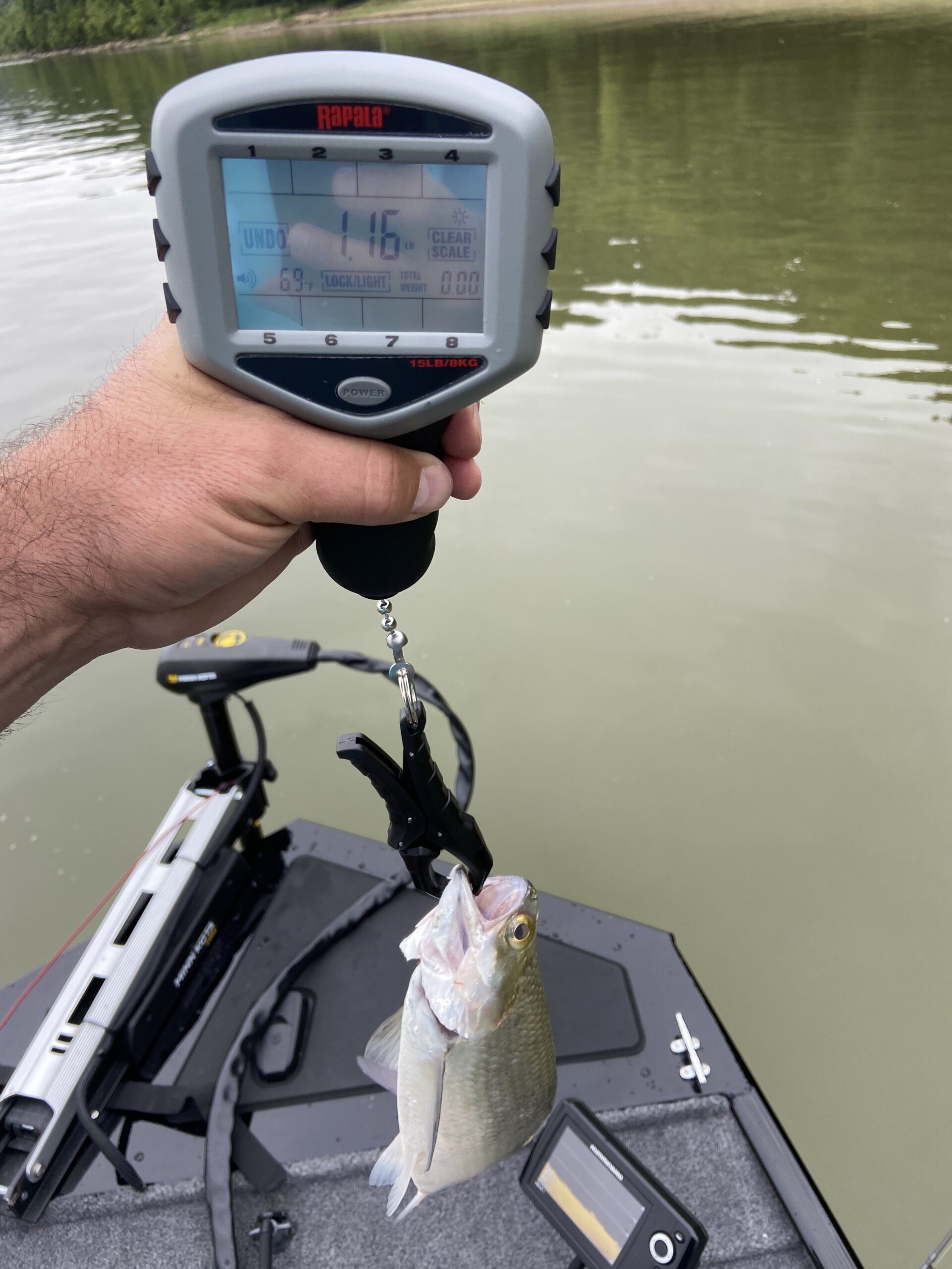 Rapala Touch Screen Tourney Scale 15 lb, Digital Fishing Scale with Memory Storage, Water-Resistant Design and Built-in Fish-Friendly Gripper, Includes 8-Piece Culling System customer photo 2