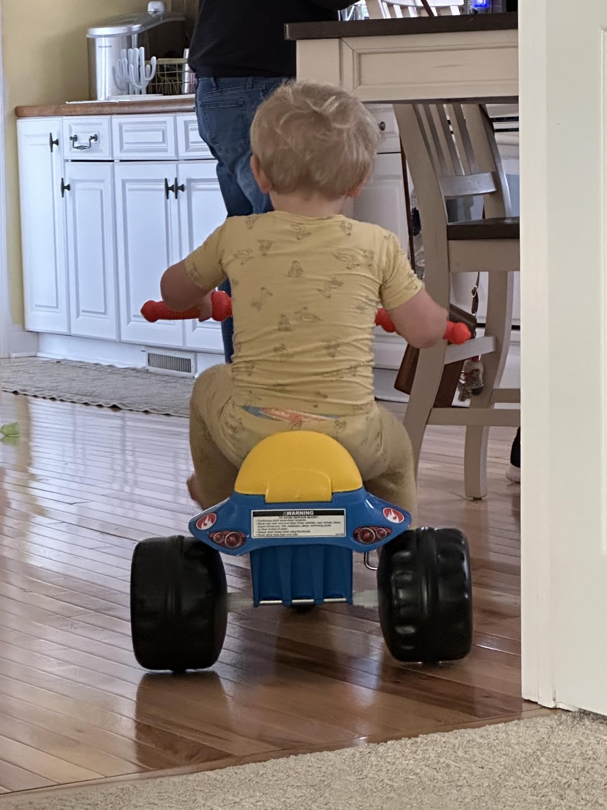 Fisher-Price Toddler Tricycle Harley-Davidson Tough Trike, Toy Bike with Handlebar Grips & Storage for Outdoor Play Kids Ages 2+ Years (Amazon Exclusive) customer photo 1