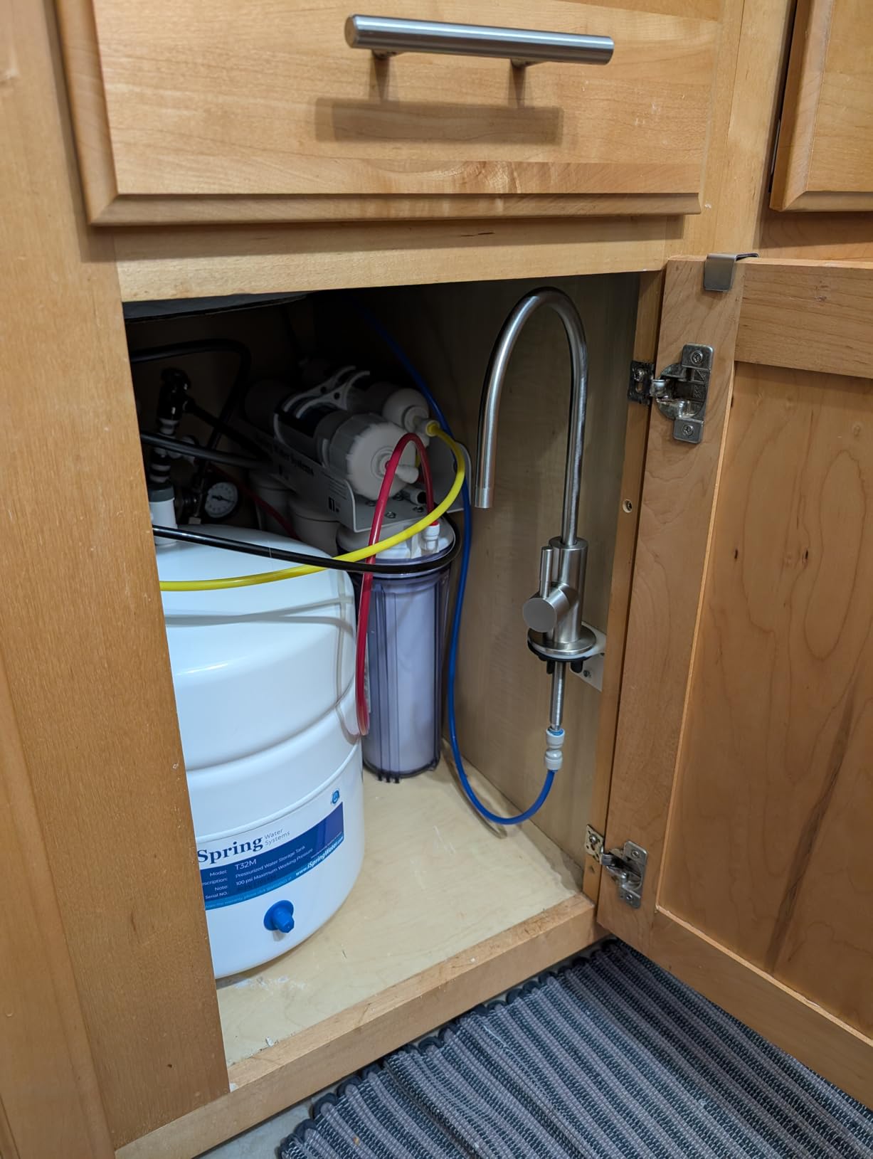iSpring RCC7AK, NSF Certified, 75 GPD, Alkaline 6-Stage Reverse Osmosis System, pH+ Remineralization RO Water Filter System Under Sink, Patented Top-Mounted Faucet Design customer photo 2