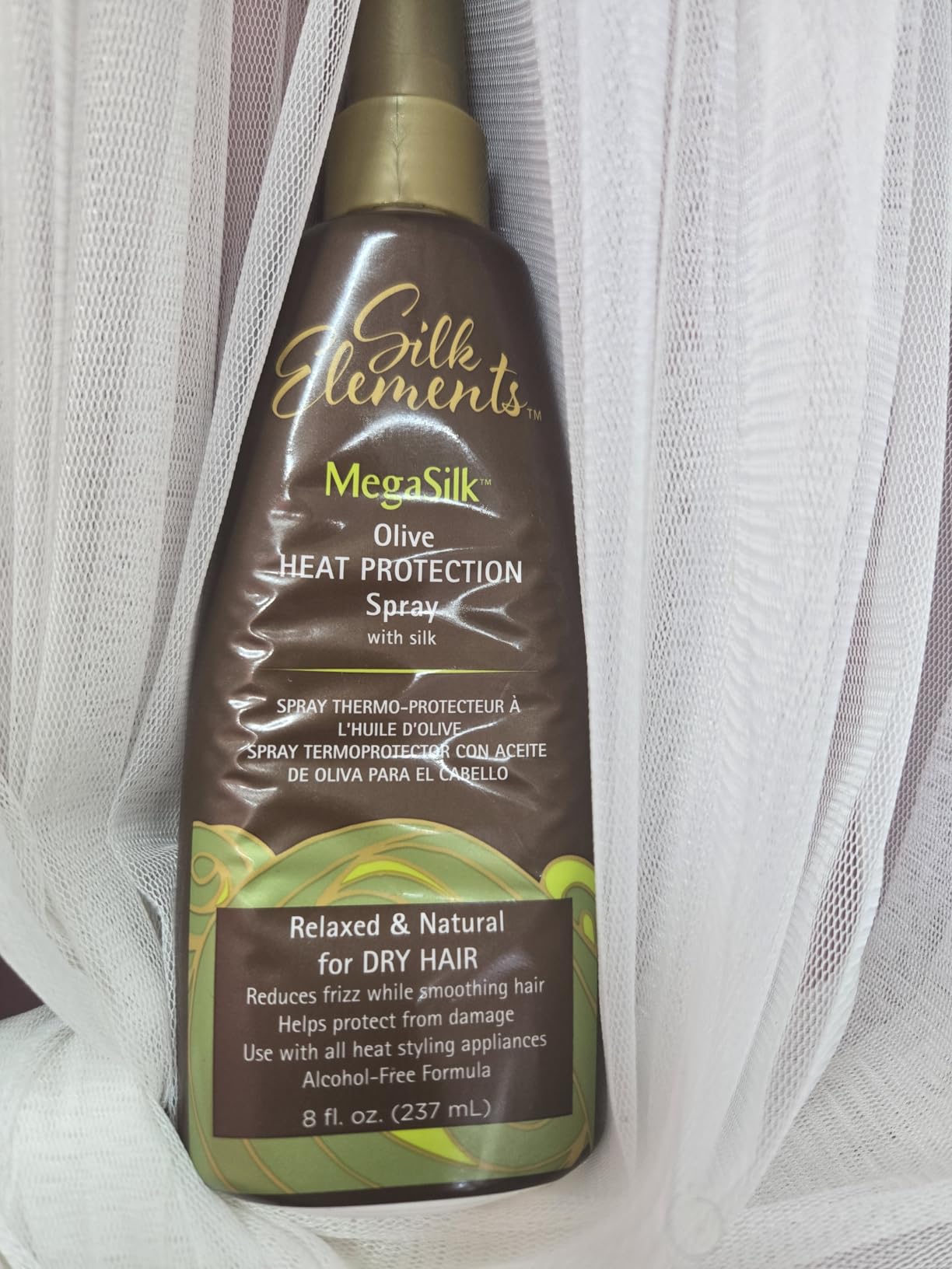 Silk Elements Megasilk Olive Heat Protection Spray - 8oz customer photo 1