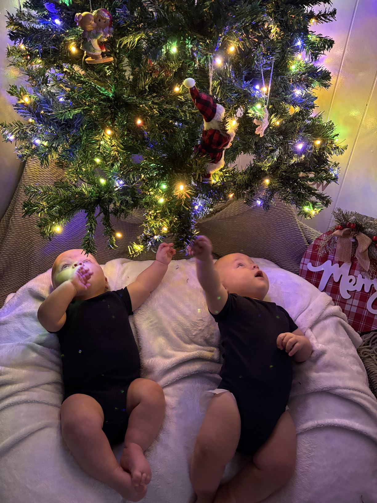 Twin Z Pillow Blue - The #1 Rated Twin Breastfeeding and Bottle Feeding Pillow! A Must Have for Twins! - Cuddle Blue DOTS The Ultimate Baby Essentials! The Best in Twins Baby Gear! customer photo 2