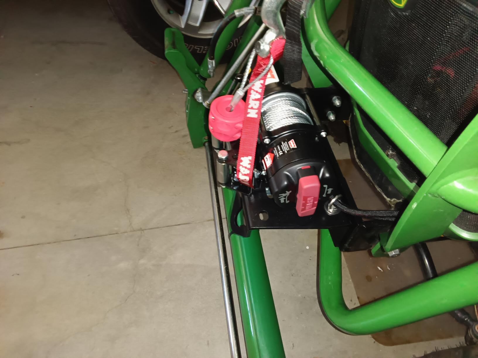 Warn ProVantage 3500 12V Electric Winch for ATV UTV Side-by-Side - 3500 lb Pulling Capacity, 50 Ft Steel Wire Cable, Roller Fairlead, Fully Weather-Sealed, Planetary Gear, Remote (108216) customer photo 1