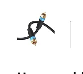 BlueRigger RCA Audio Subwoofer Cable (15FT, Dual Shielded, Gold Plated RCA Connectors) - for Subwoofer, Amplifier, Home Theater customer photo 2
