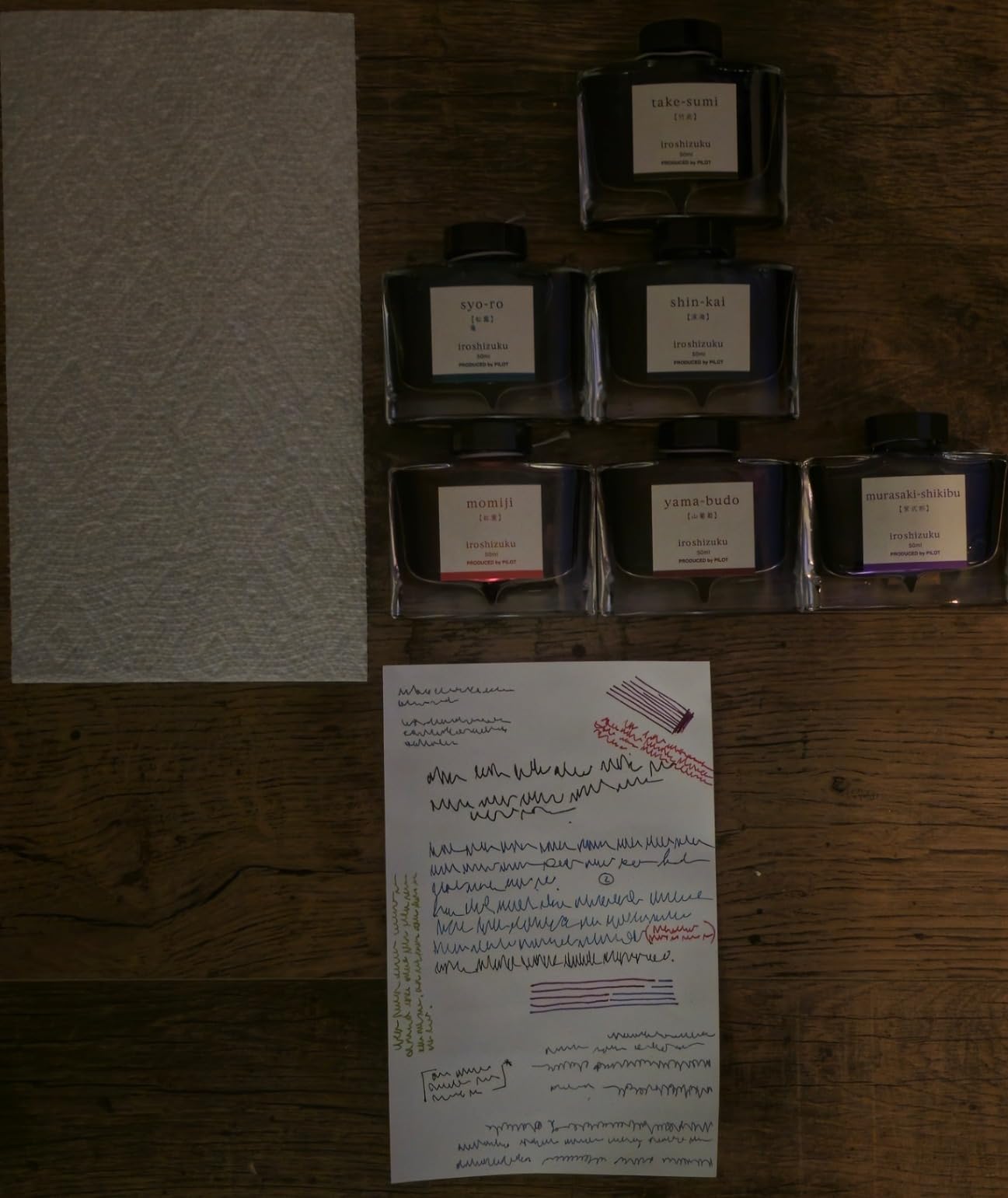 PILOT Iroshizuku Bottled Fountain Pen Ink, Shin-Kai, Deep Sea (Blue Black) 50ml Bottle customer photo 2