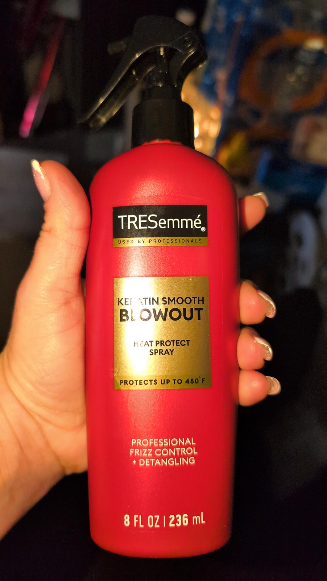 TRESemmé Expert Selection Heat Protection Spray, Keratin Smooth, 8 oz customer photo 1